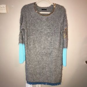 NEW J Crew Wool Cashmere Shift Mini Dress